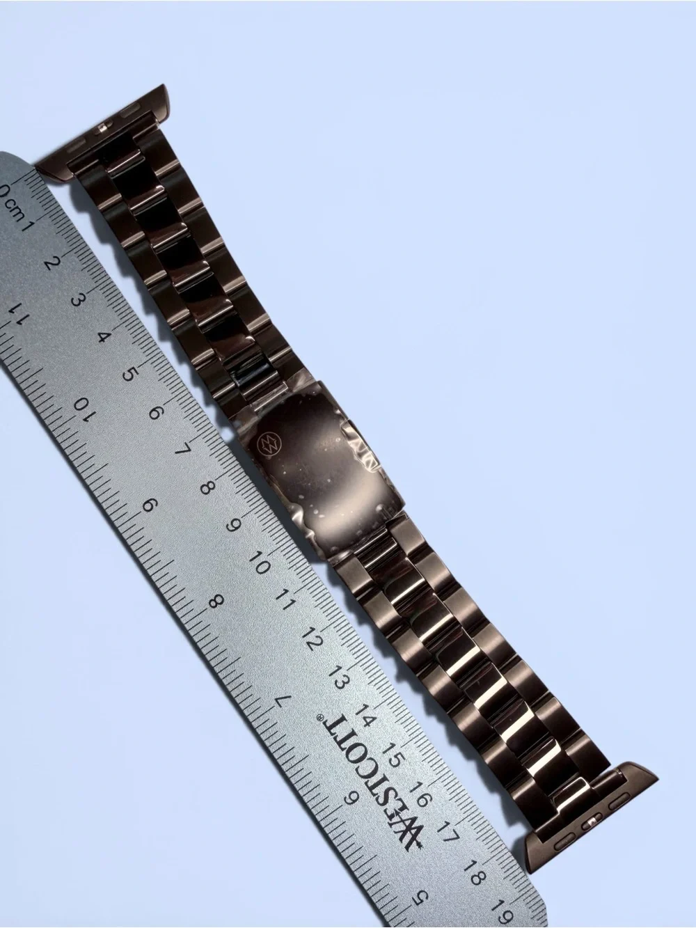 Premium Apple Watch Band Black Metal Link Stainless‎ Steel Strap 42mm Models NEW